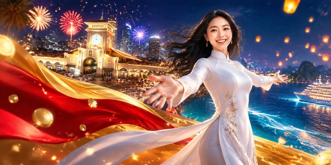 Người dùng Hồ Chí Minh trải nghiệm casino trực tuyến với trang phục áo dài