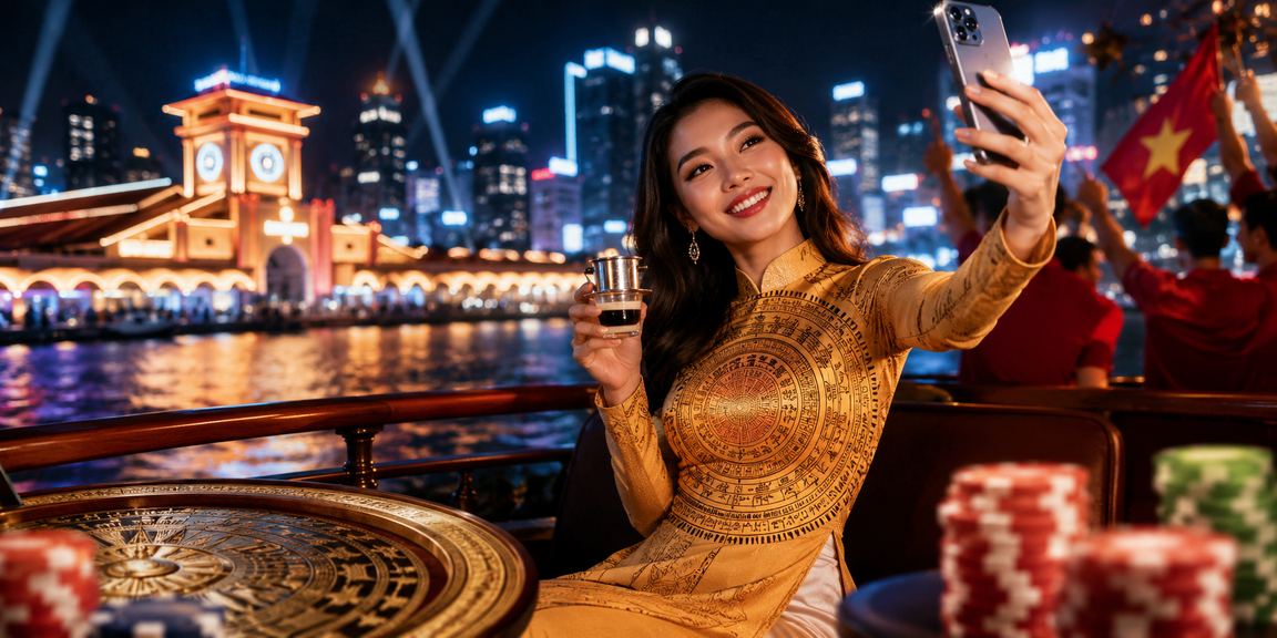 Người dùng TP.HCM chơi casino trực tuyến trên điện thoại bên ly cà phê